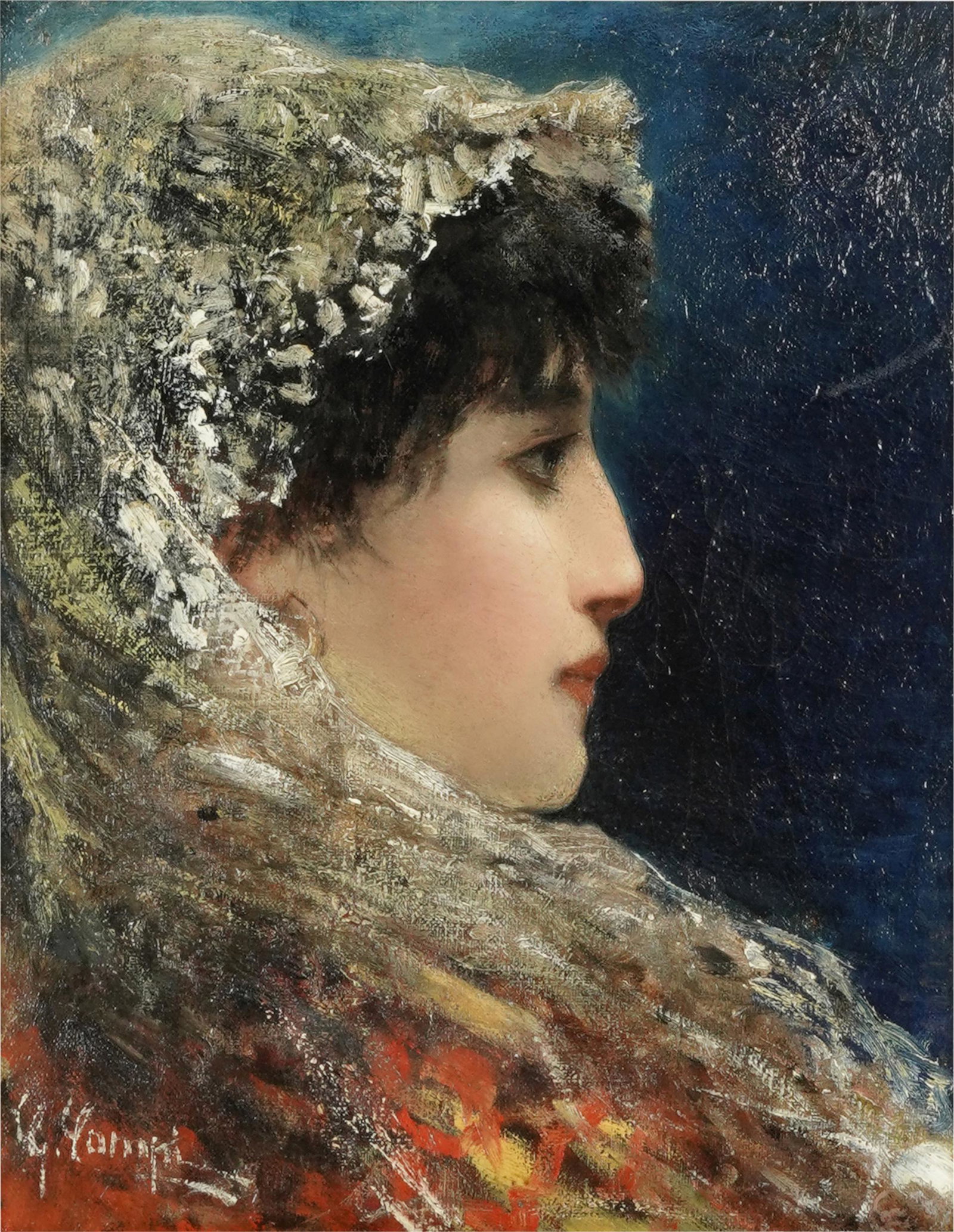 CONTINENTAL SCHOOL: PORTRAIT OF A LADY (1 of 8)