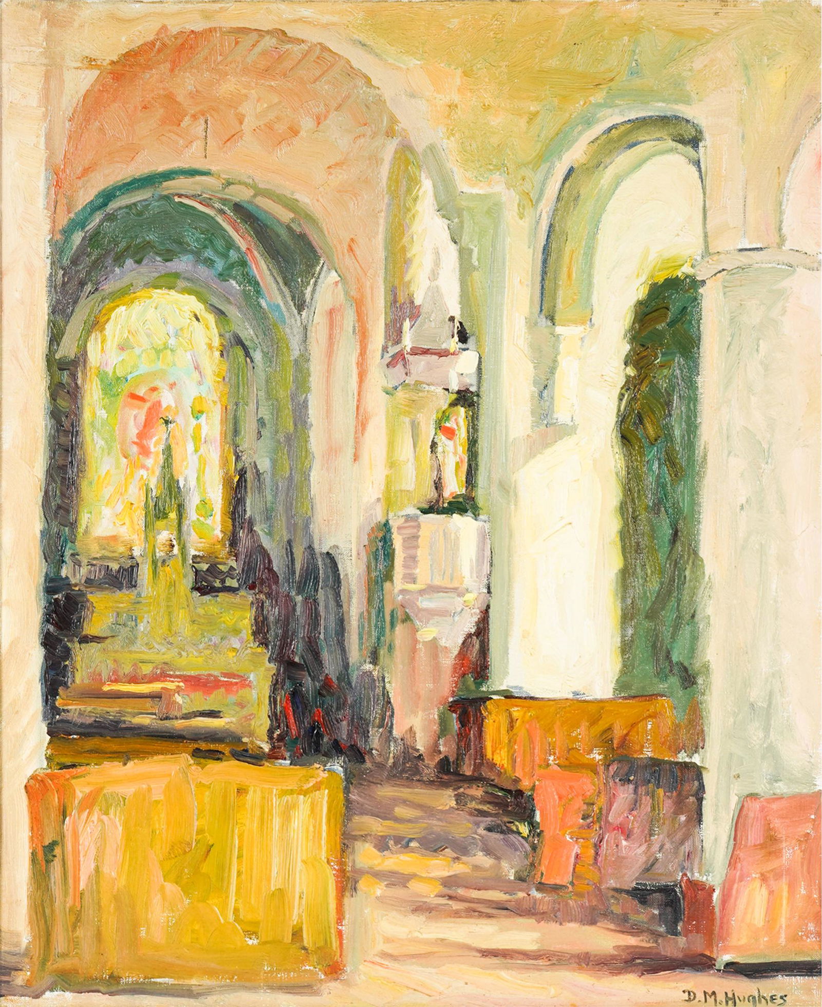 DAISY MARGUERITE HUGHES (1882 - 1968): CATHEDRAL (1 of 20)