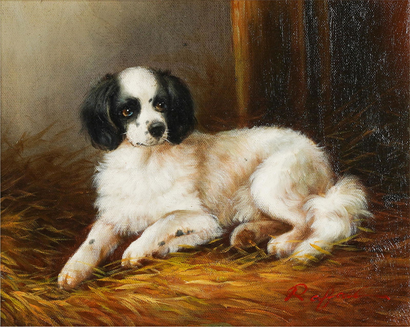 LATE 20TH CENTURY: PORTRAIT OF A DOG (1 of 9)