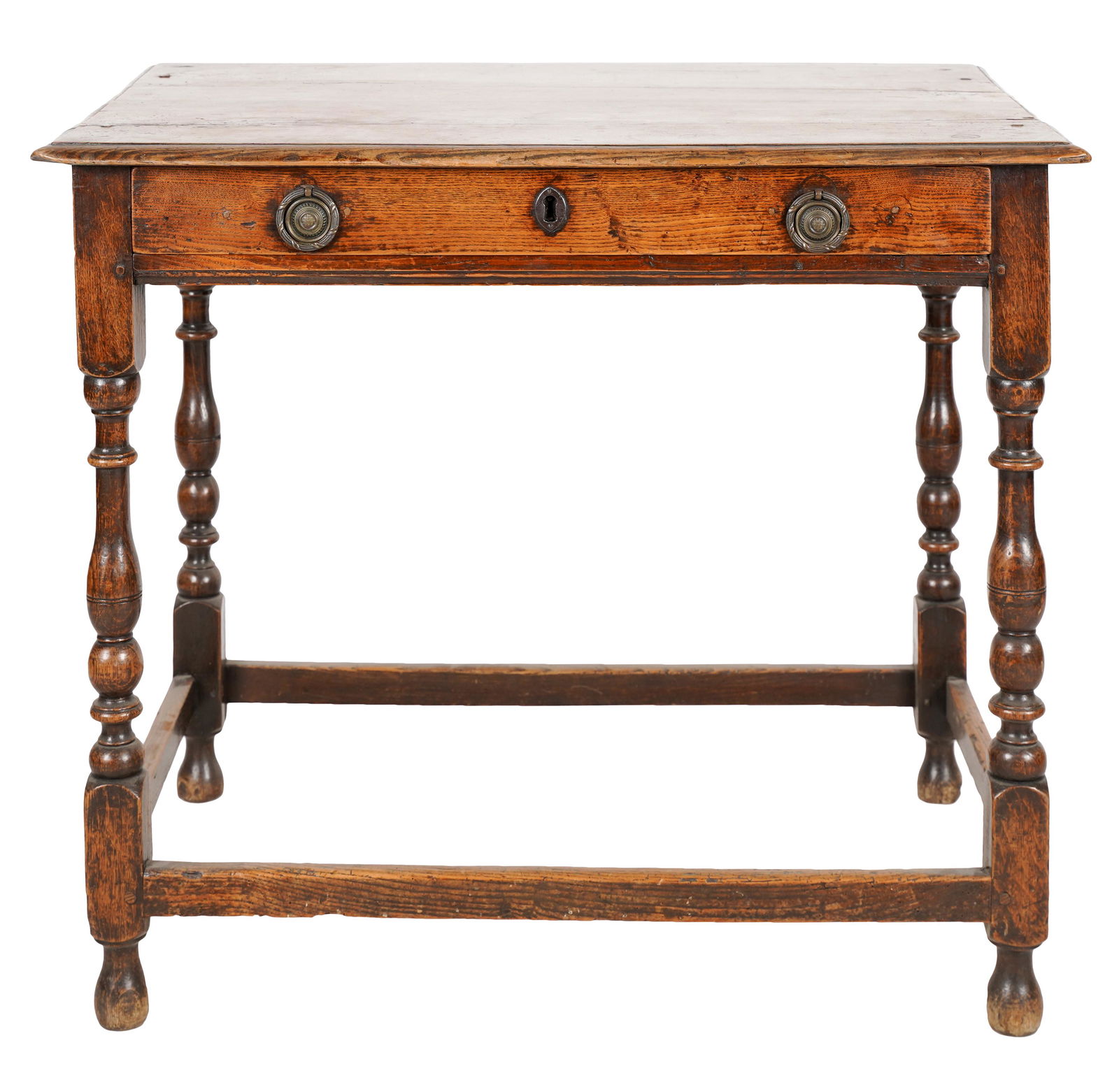 ENGLISH OAK WRITING TABLE (1 of 9)