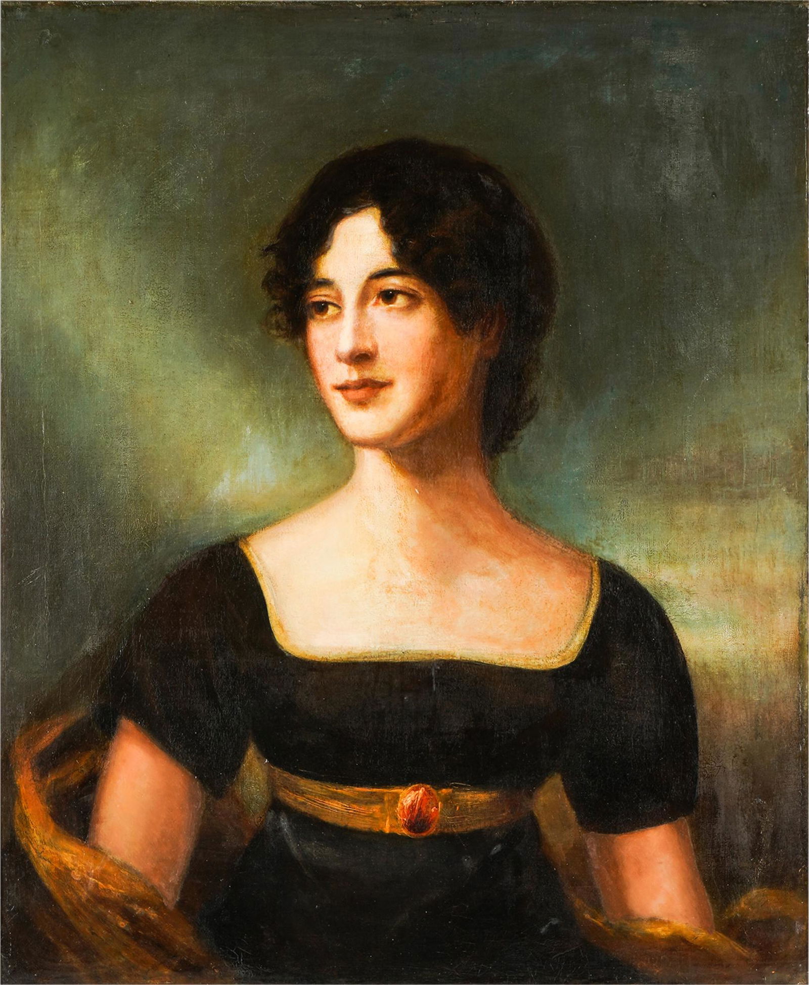 ATTRIBUTED TO GEORGE HARLOW (1787 - 1819): PORTRAIT OF A LADY (1 of 19)