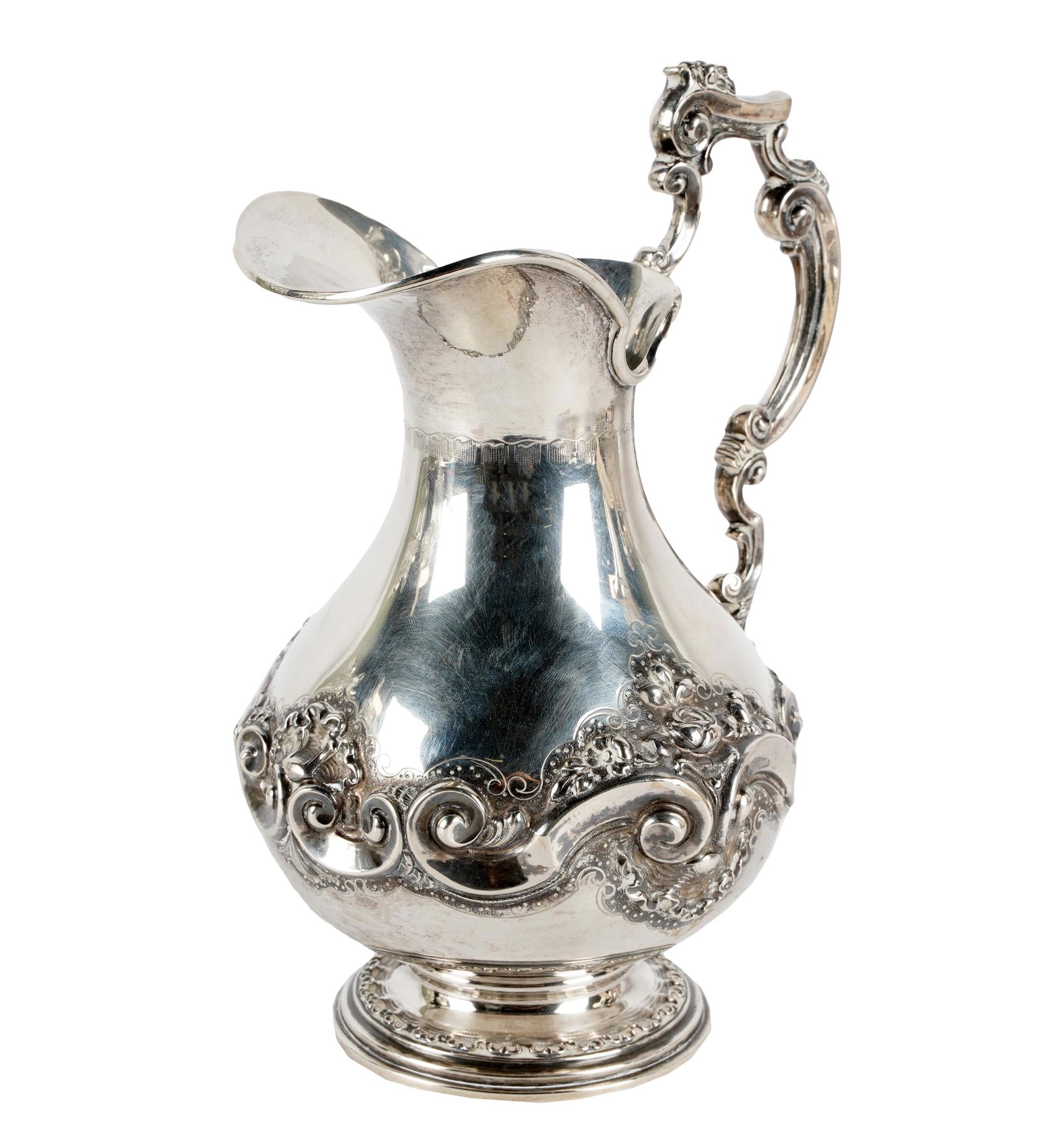 PORTUGUESE .833 SILVER PITCHER (1 of 9)