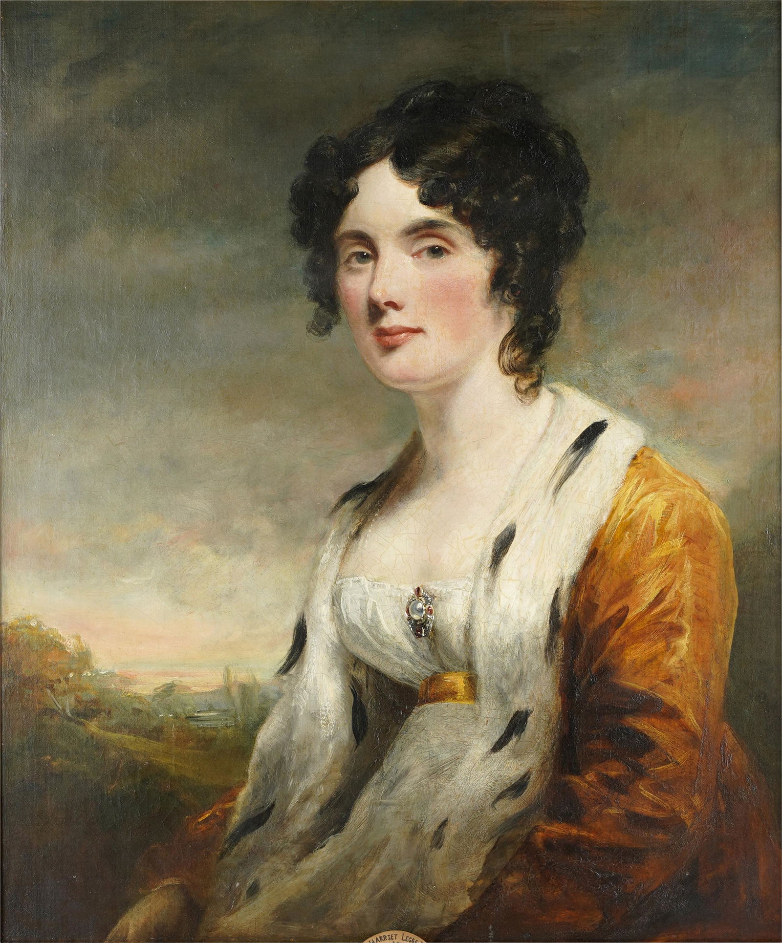 MARTIN ARCHER SHEE (1769 - 1850): LADY HARRIET LEGGE-PAGET (1 of 9)