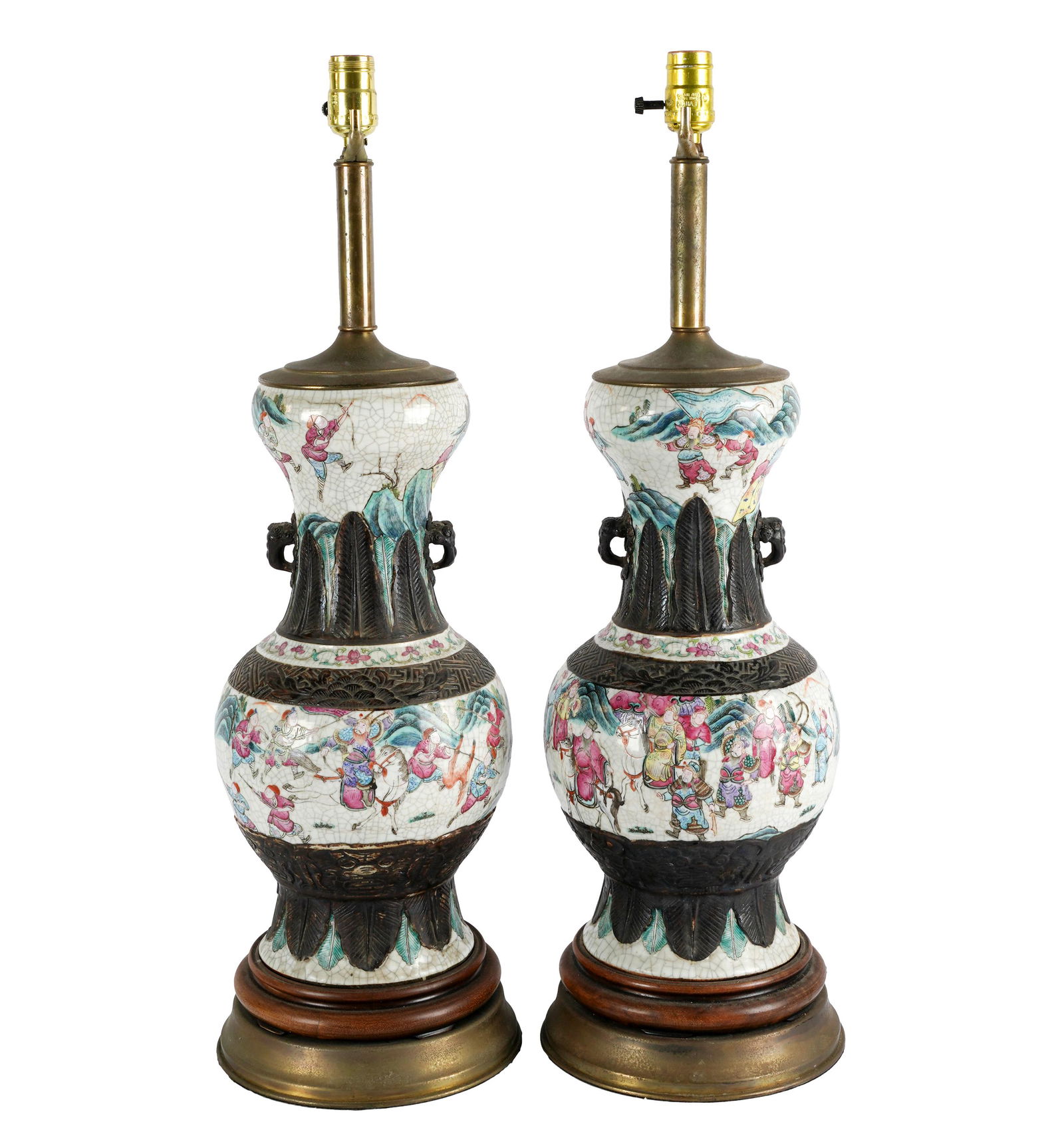 PAIR OF CHINESE PORCELAIN VASES (1 of 14)