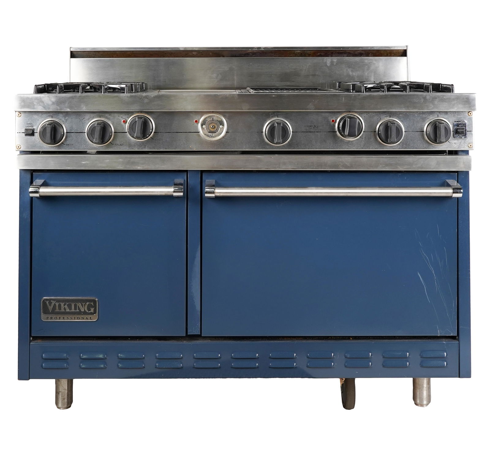 VIKING BLUE ENAMEL STOVE (1 of 9)