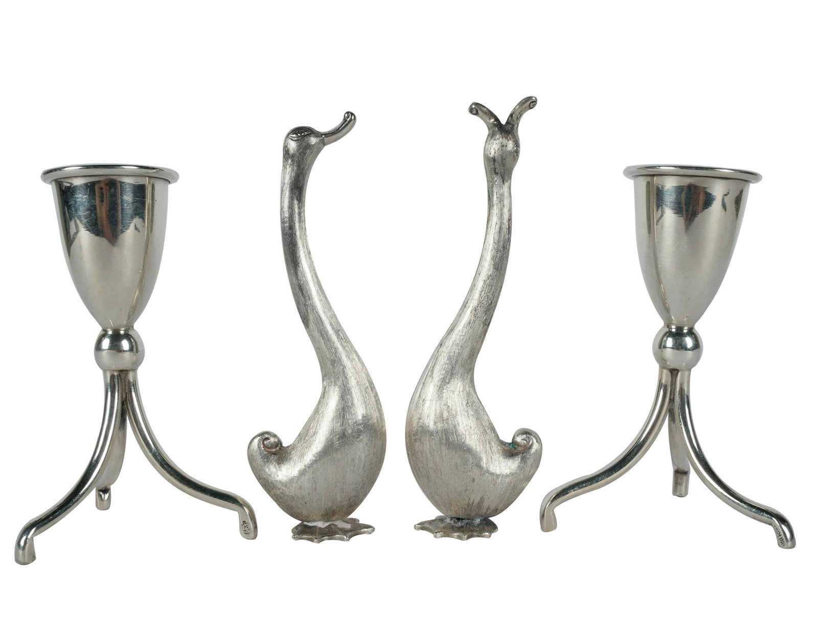 GROUP OF MEXICAN STERLING TABLE ARTICLES (1 of 8)