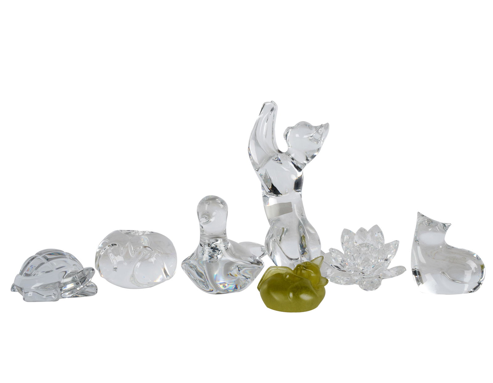 GROUP OF BACCARAT, STEUBEN & DAUM GLASS (1 of 10)