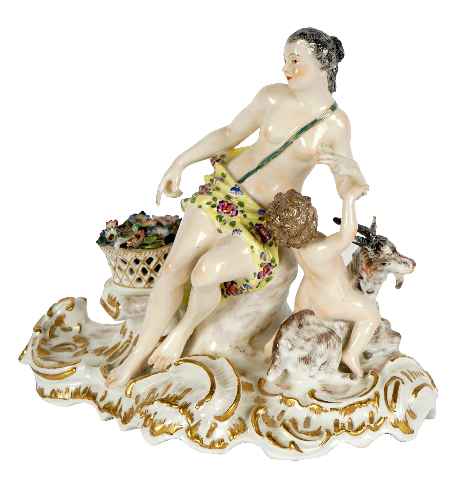 CONTINENTAL PORCELAIN FIGURAL GROUP (1 of 8)