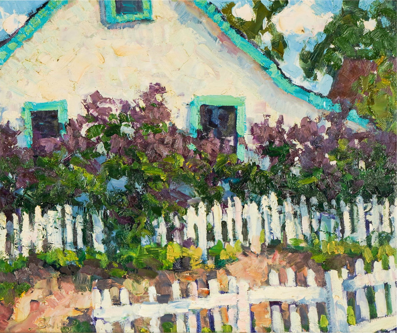 SCOTT SWITZER (B. 1960): FENCES (1 of 11)