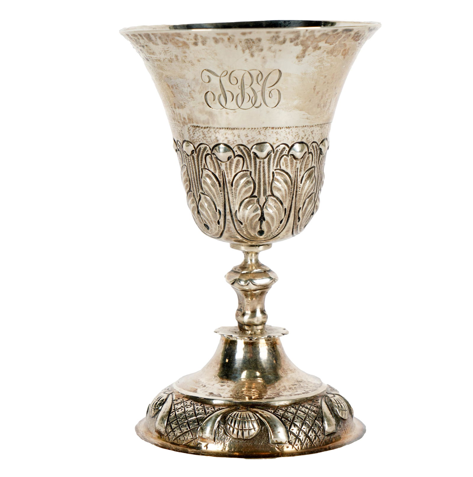 GEORGE V STERLING GOBLET (1 of 8)