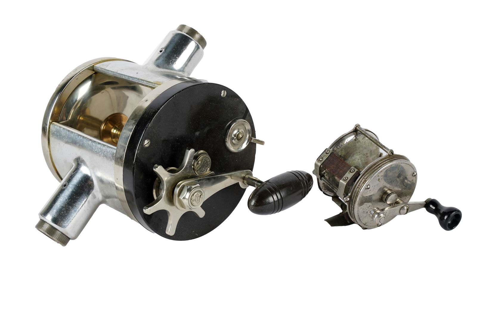 TWO VINTAGE FISHING REELS-EDWARD VOM HOFE-4 Brothers Mohawk (1 of 8)