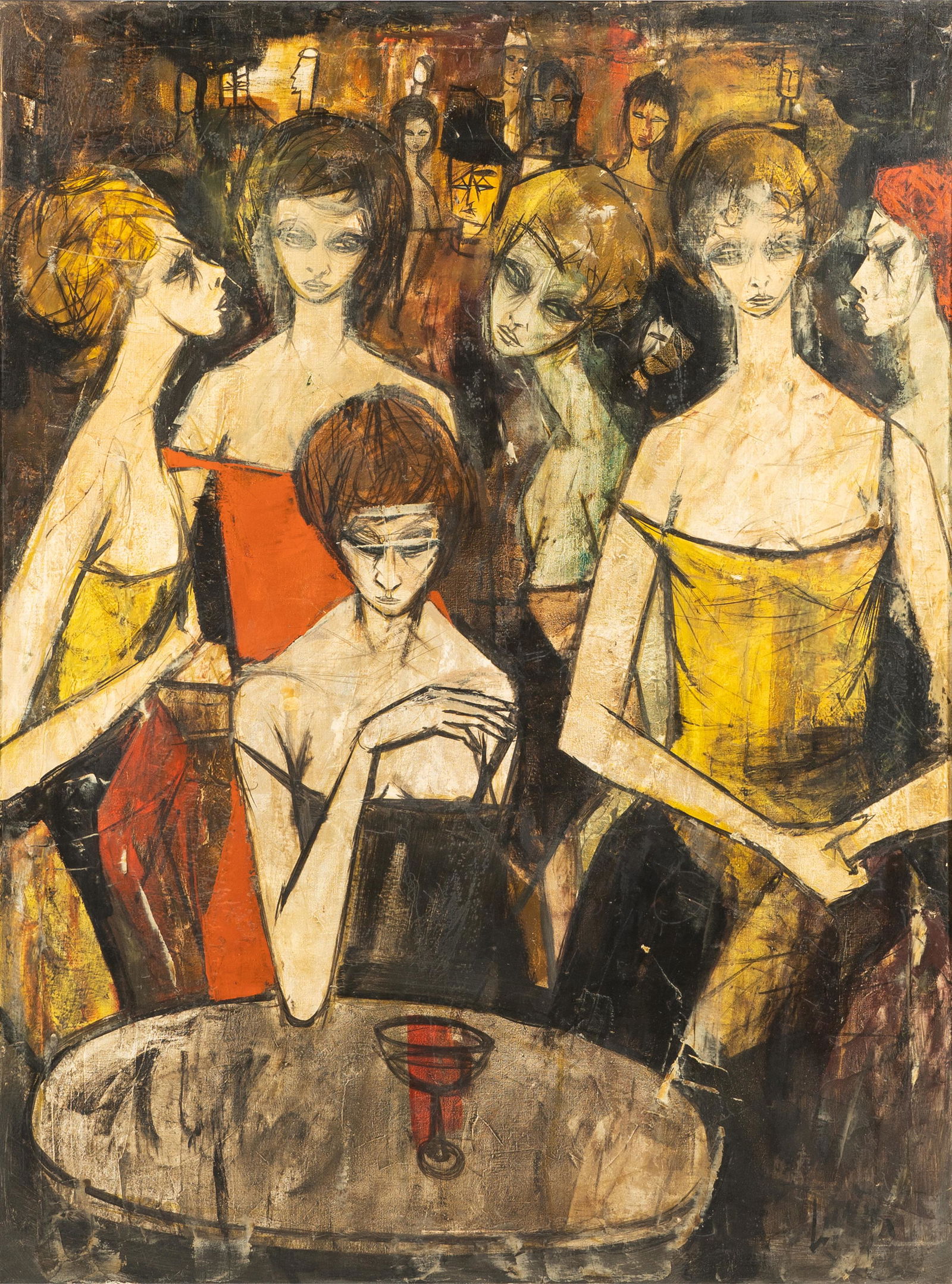 CHARLES LEVIER (1920 - 2003): COCKTAIL PARTY (1 of 14)