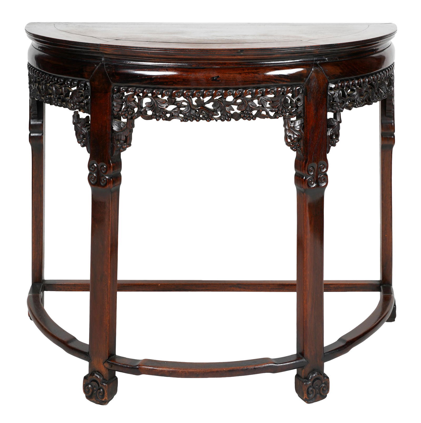 CHINESE HARDWOOD CONSOLE TABLE (1 of 11)