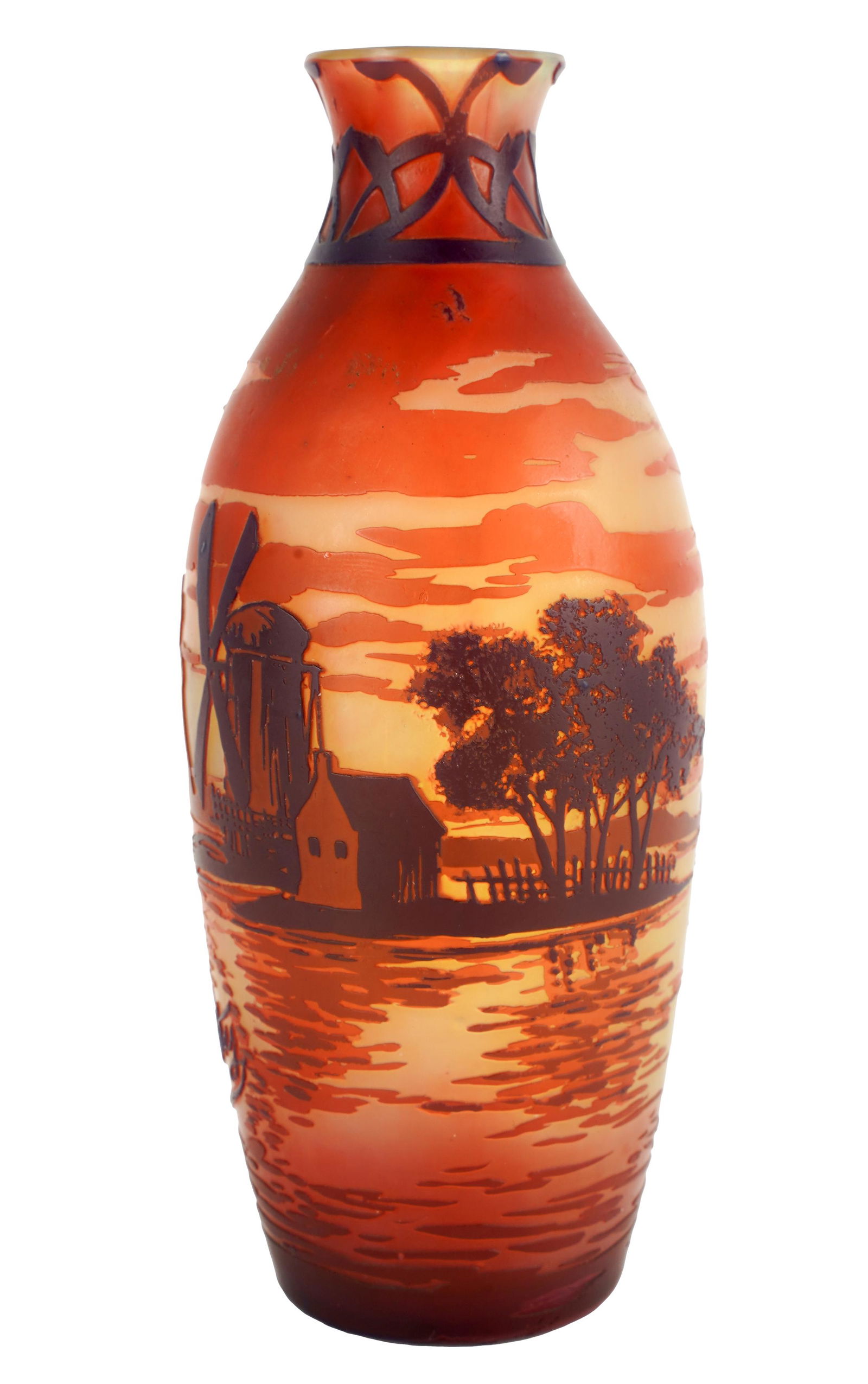 DEVEZ CAMEO GLASS VASE (1 of 7)