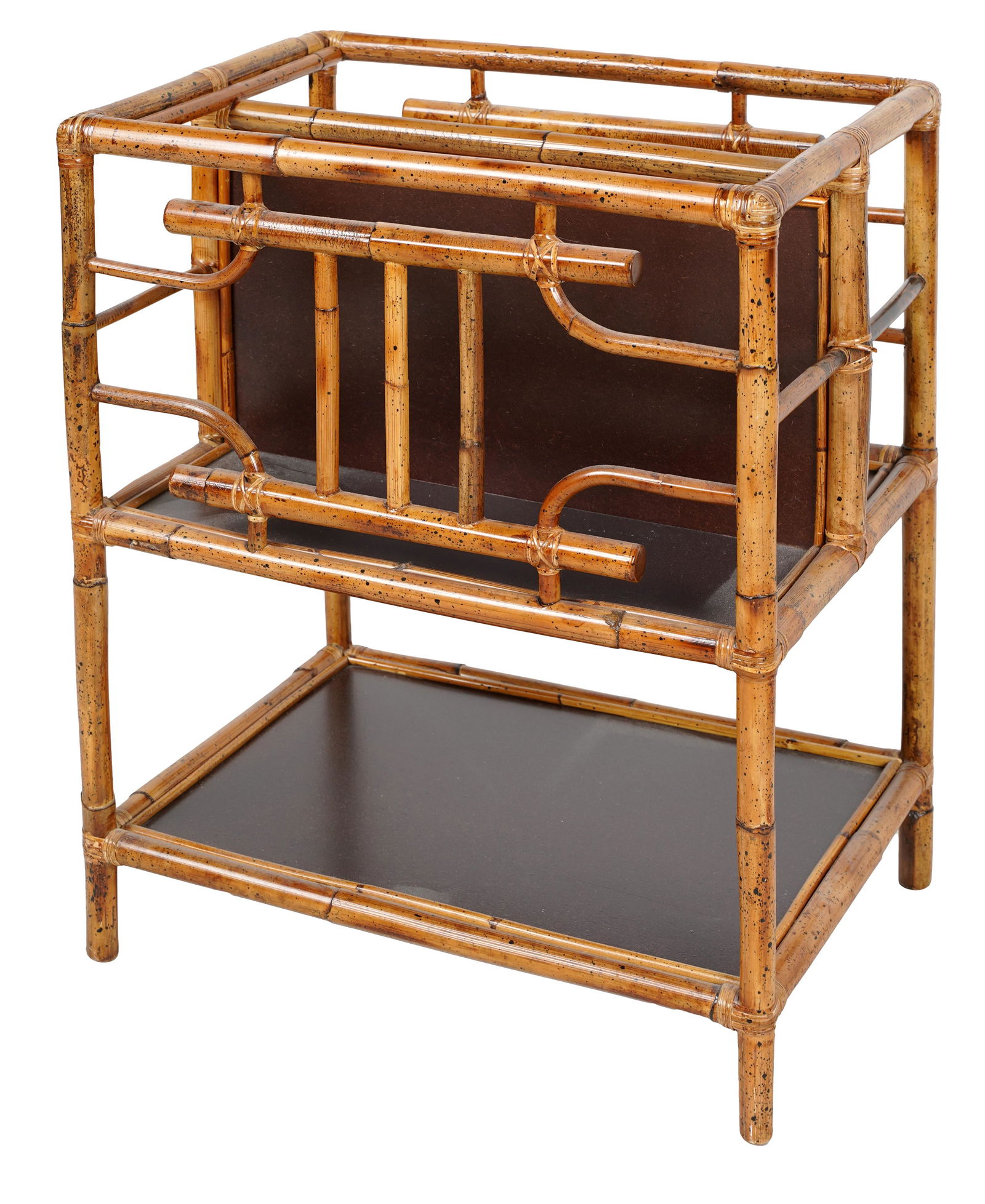 RATTAN CANTERBURY / MAGAZINE STAND (1 of 9)