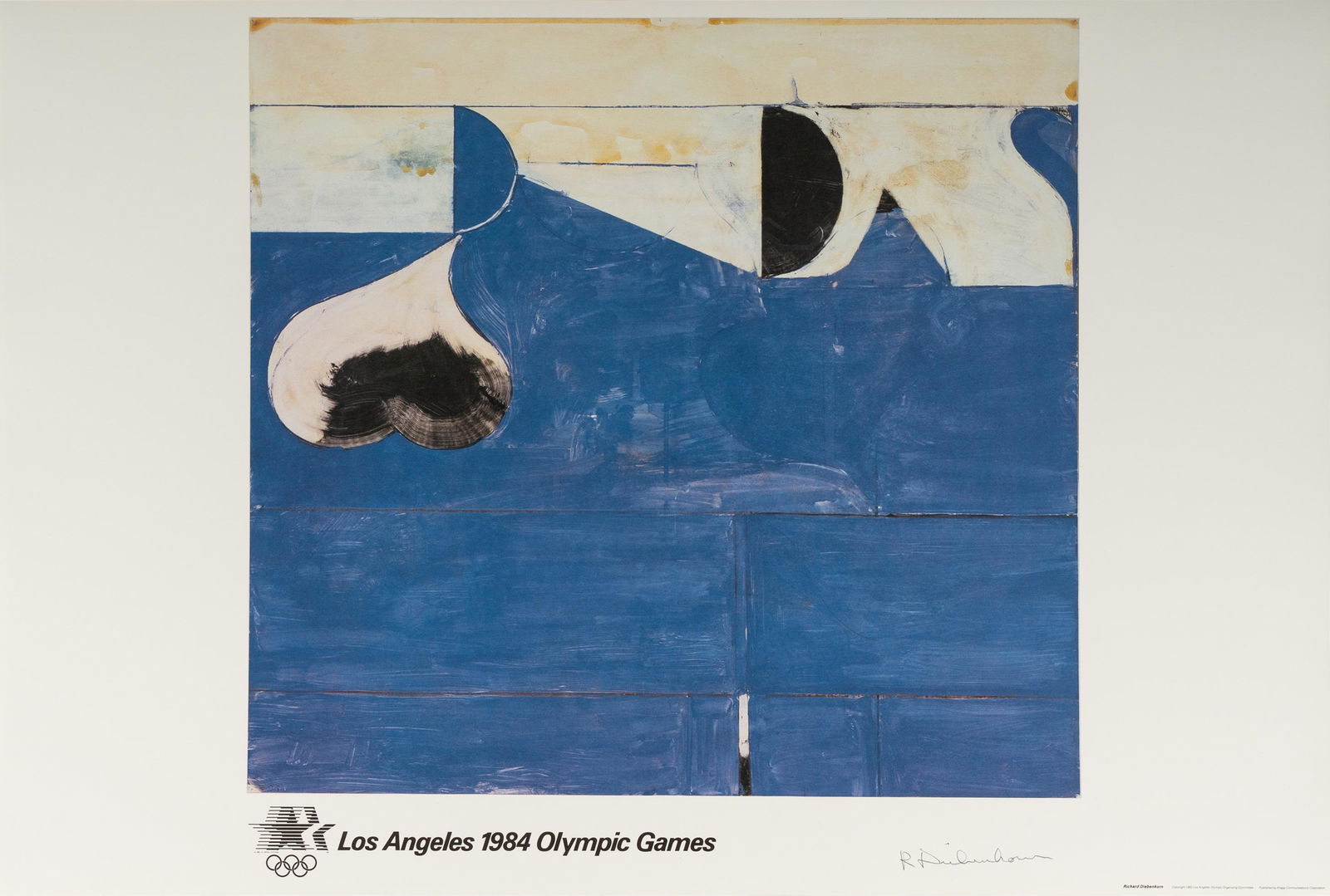 RICHARD DIEBENKORN (1922 - 1993): LOS ANGELES 1984 OLYMPIC GAMES (1 of 12)