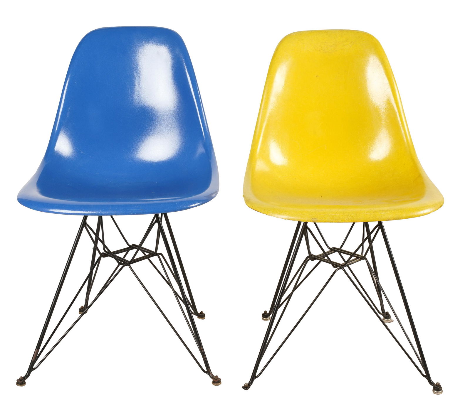 PAIR OF EAMES SIDE CHAIRS (1 of 8)