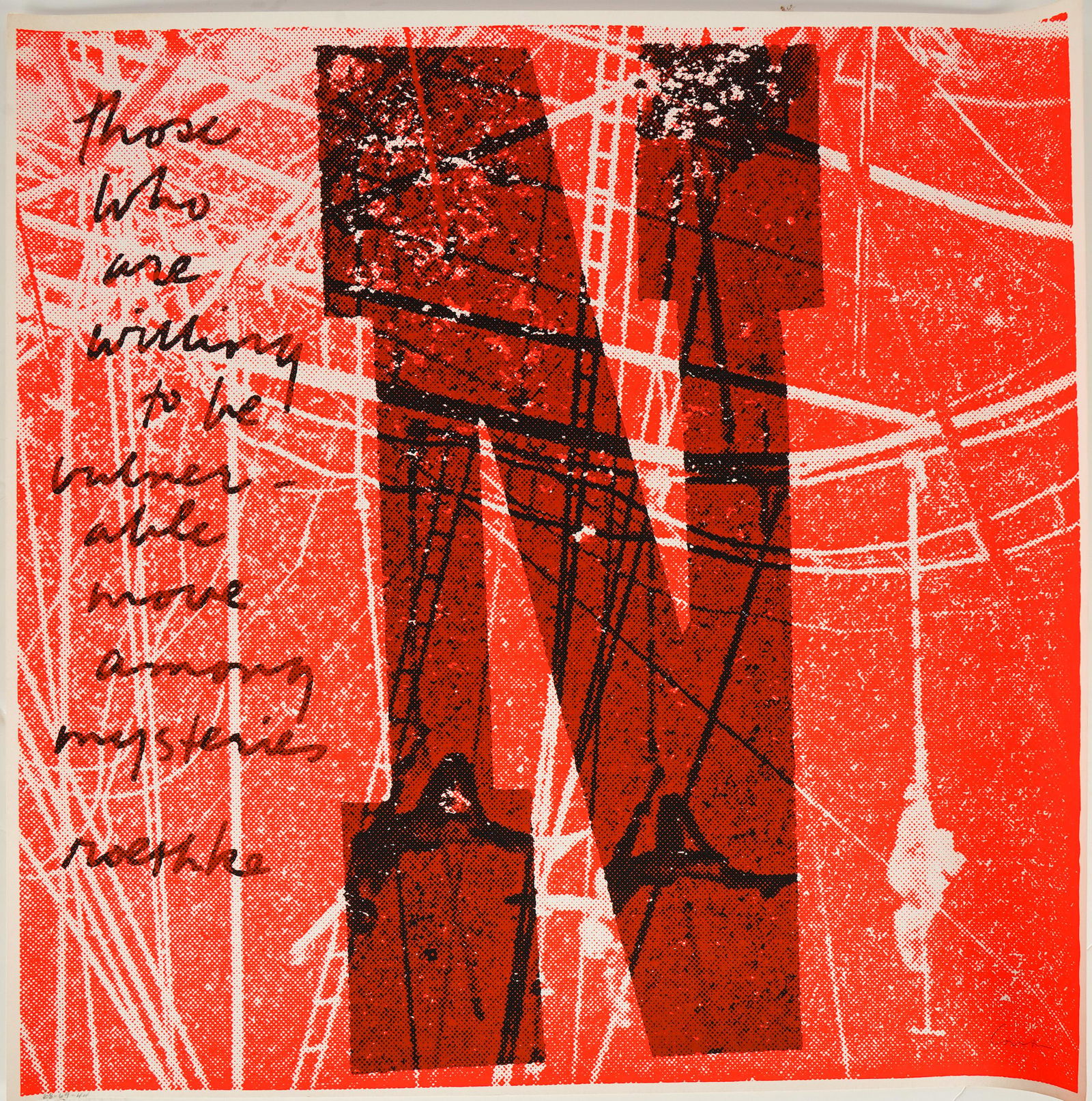 SISTER MARY CORITA KENT (1918 - 1986): N (1 of 13)