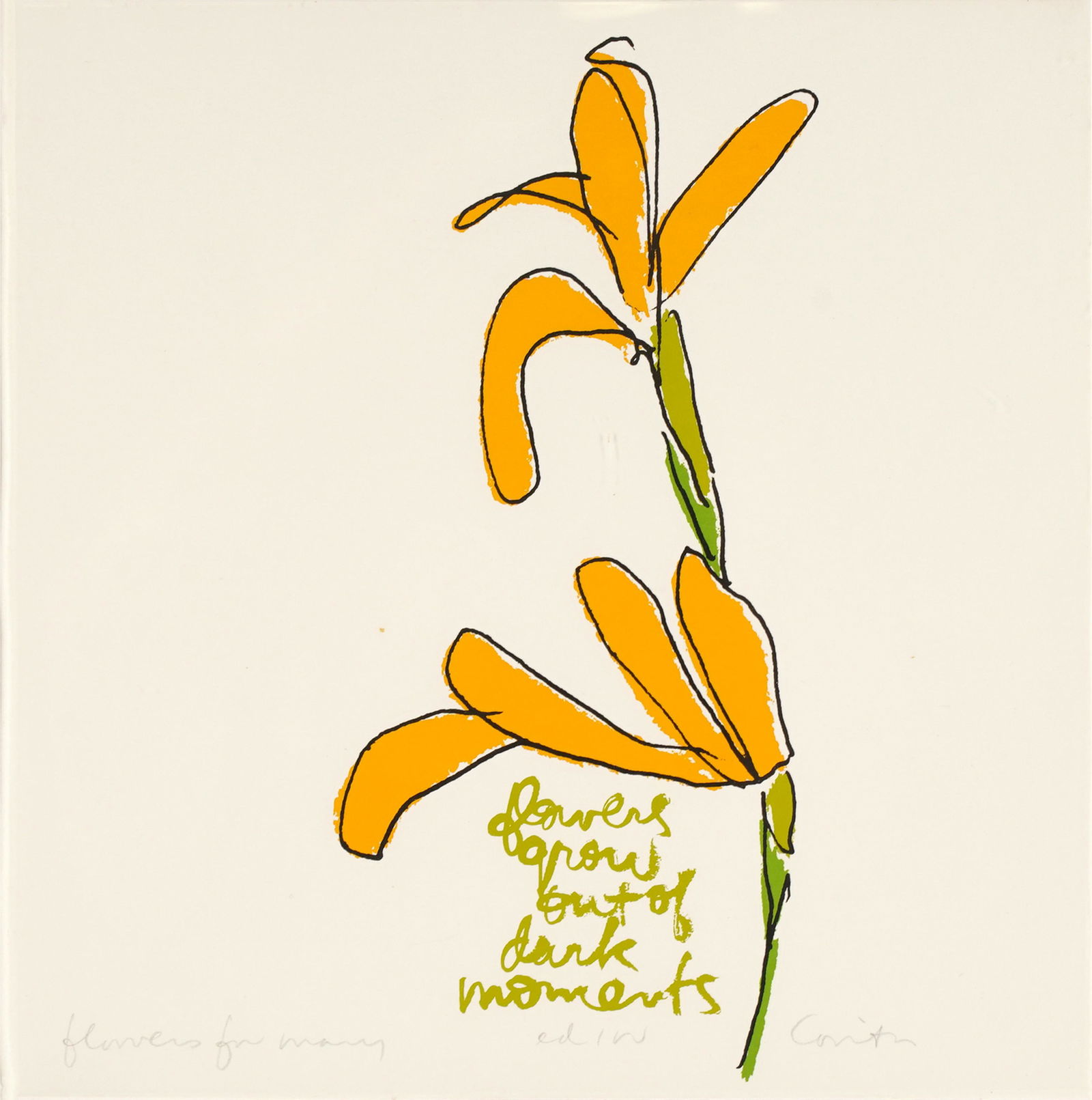SISTER MARY CORITA KENT (1918 - 1986): FLOWERS FOR MANY (1 of 6)