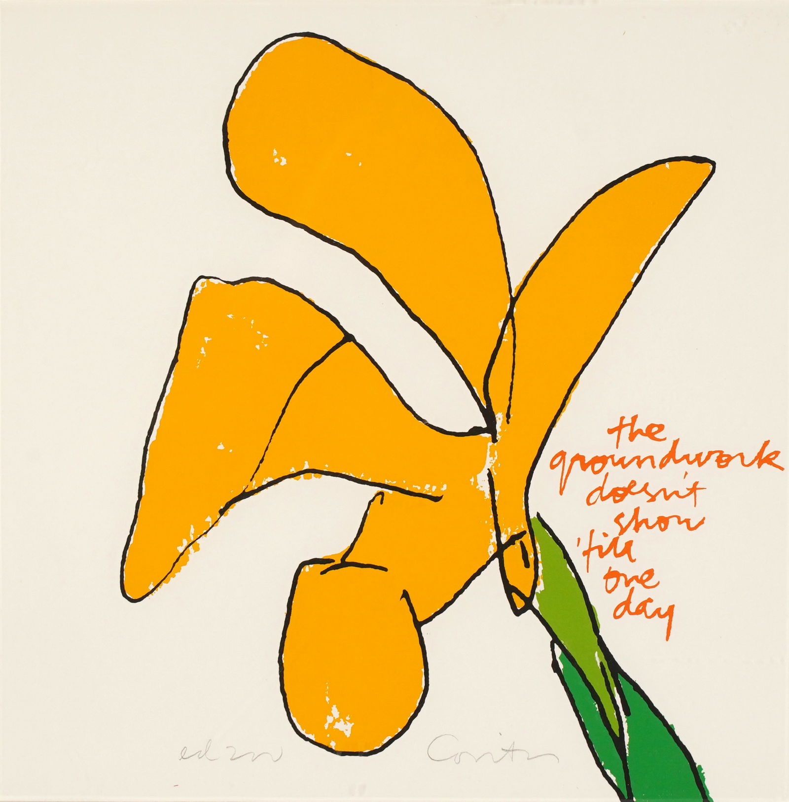 SISTER MARY CORITA KENT (1918 - 1986): THE GROUNDWORK DOESN'T SHOW (1 of 6)