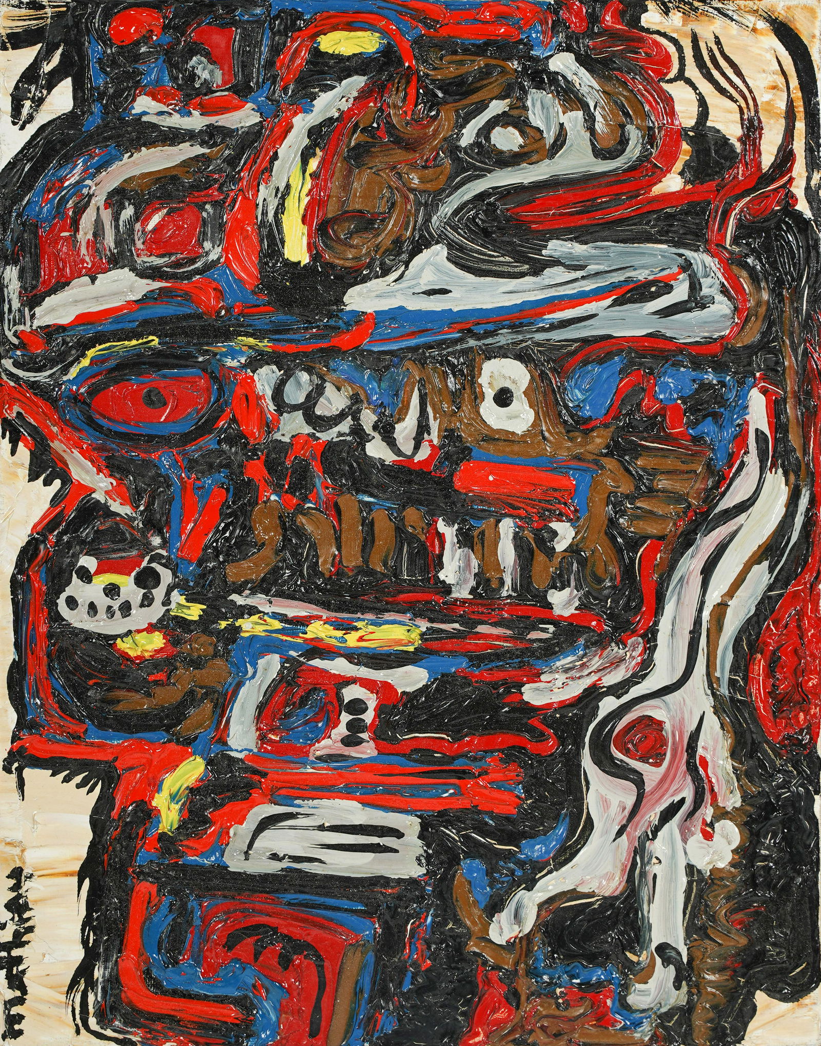 ANDRE MATHIAU (1933 - 2013): ABSTRACT (1 of 8)