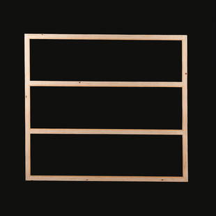 DAN FINSEL (B. 1982): UNTITLED: flashe on paper, framed floating under acrylic; unsigned; approximately 70 3/4 x 70 1/2 inches sheet; 73 1/2 x 73 inches frame