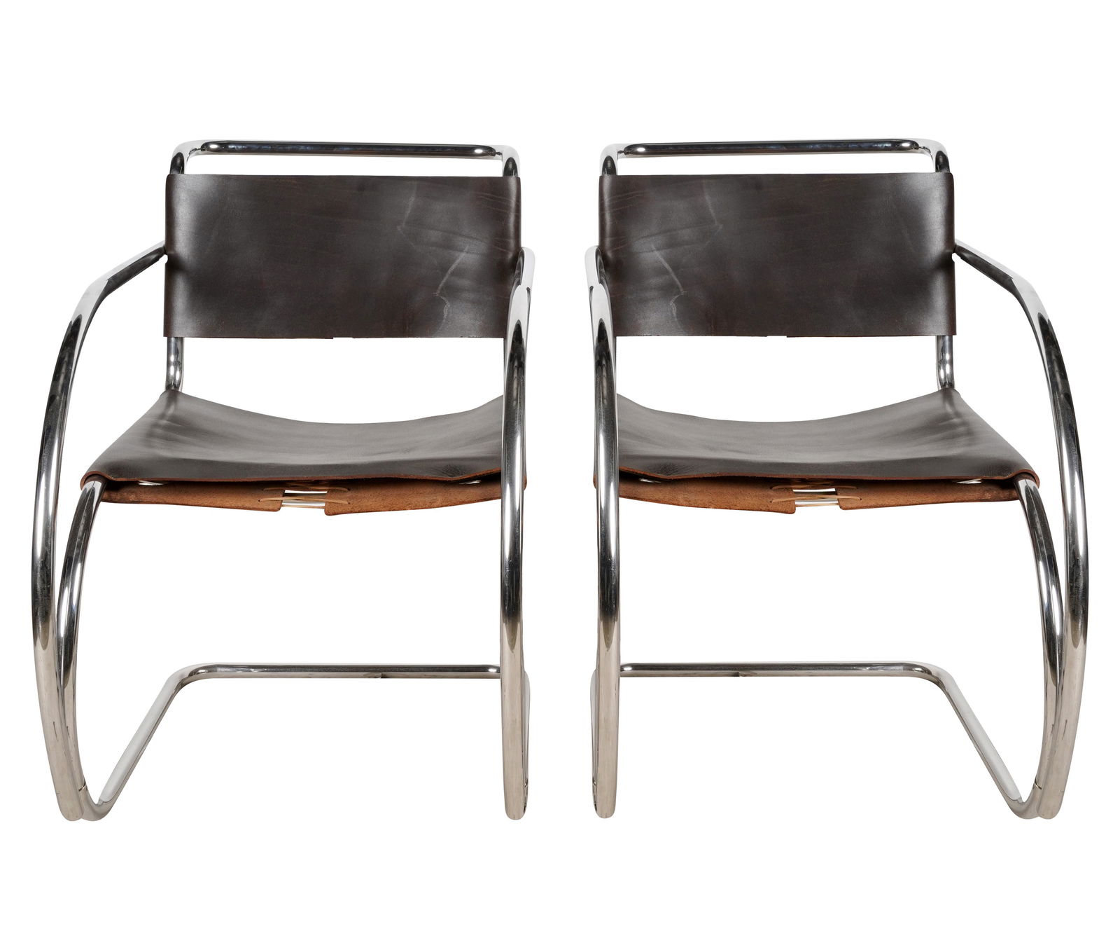 STYLE OF MIES VAN DER ROHE KNOLL "MR20" CHAIRS (1 of 9)