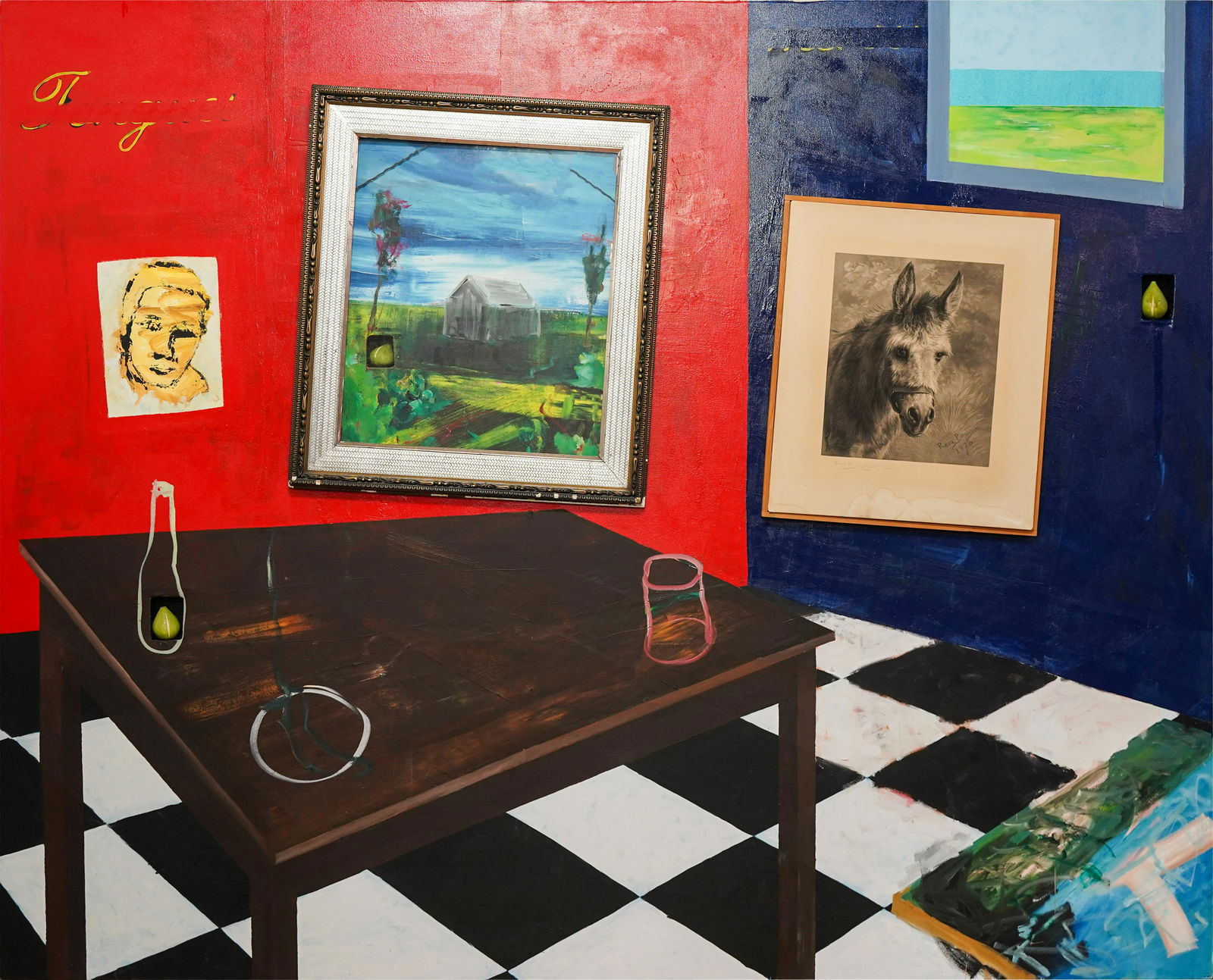 PETER NADIN (B. 1954): STUDIO WINDOW WITH ROSA BONHEUR (1 of 10)