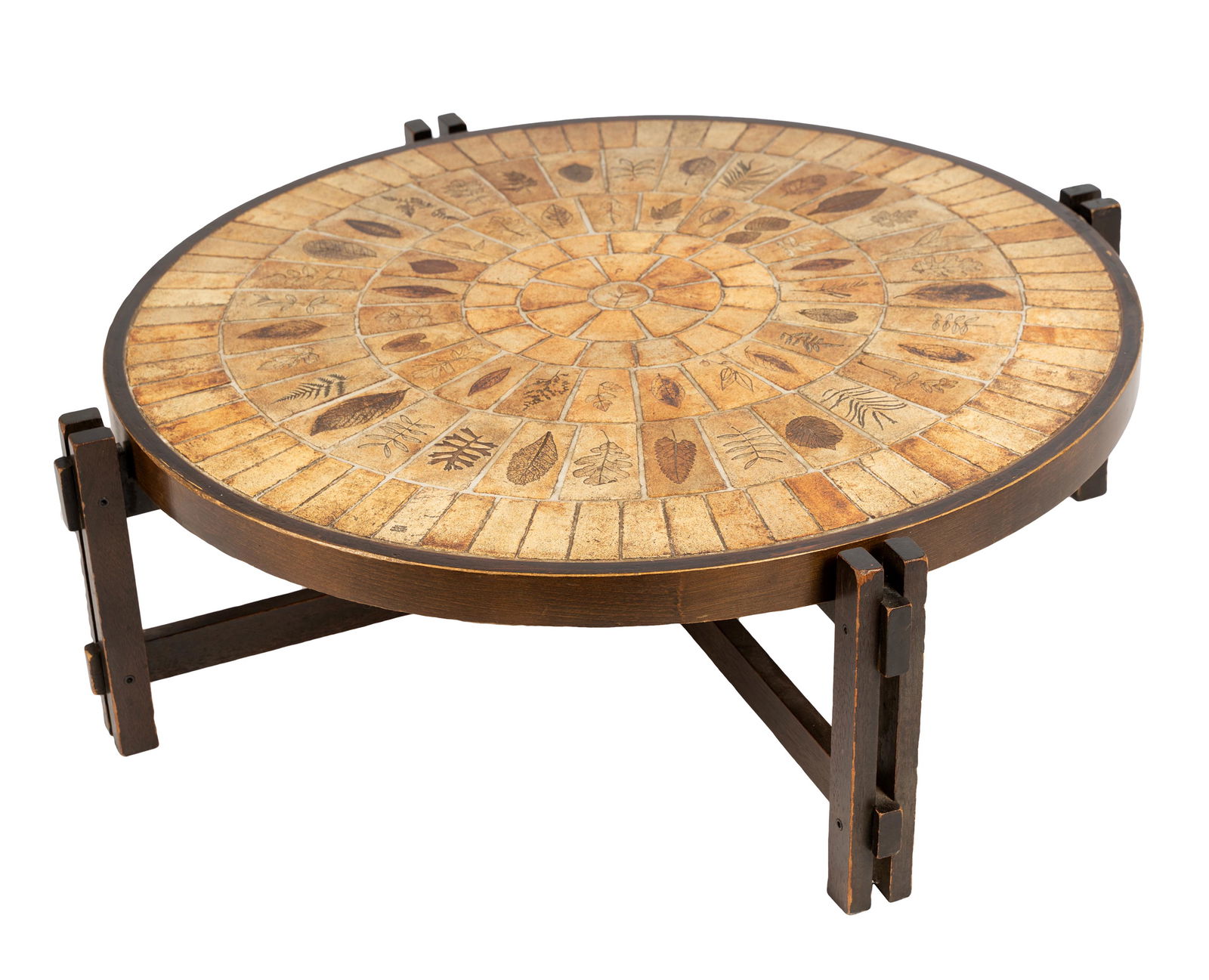 ROGER CAPRON (1922 - 2006): ROUND COFFEE TABLE (1 of 10)