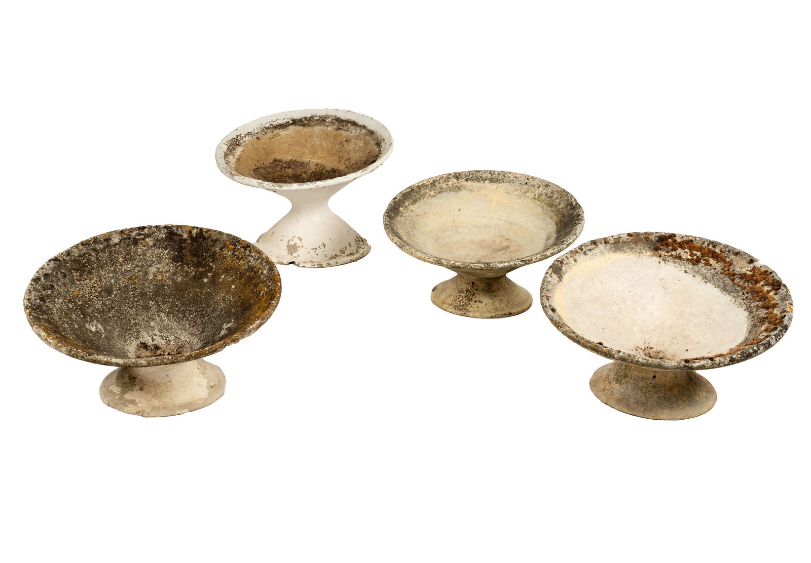 WILLY GUHL (1915 â€“ 2004): FOUR ASSORTED "OFF KILTER" PLANTERS (1 of 9)