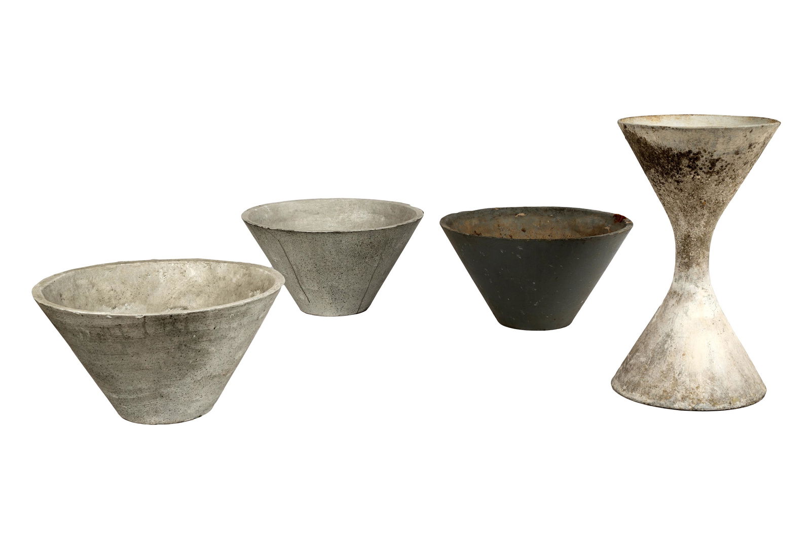 WILLY GUHL (1915 â€“ 2004): FOUR ASSORTED PLANTERS (1 of 10)