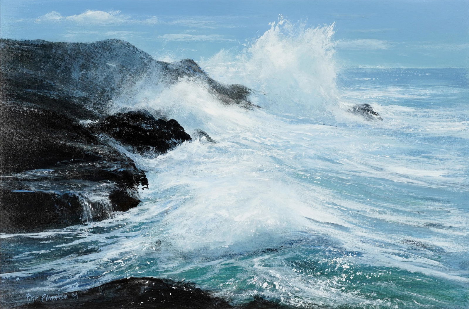 PETER ELLENSHAW (1913 - 2007): CRASHING WAVES (1 of 8)