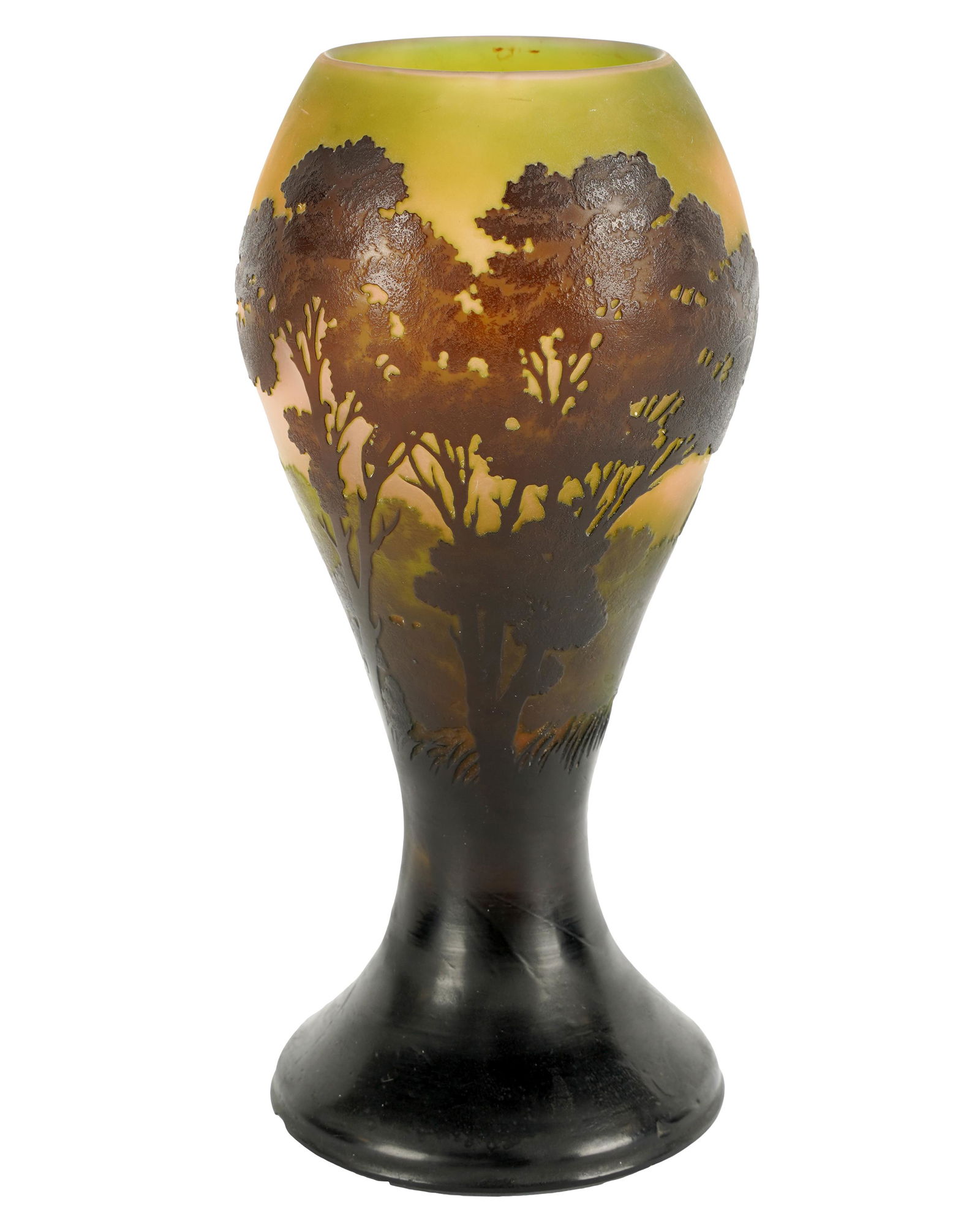 EMILE GALLE SCENIC CAMEO GLASS VASE (1 of 9)