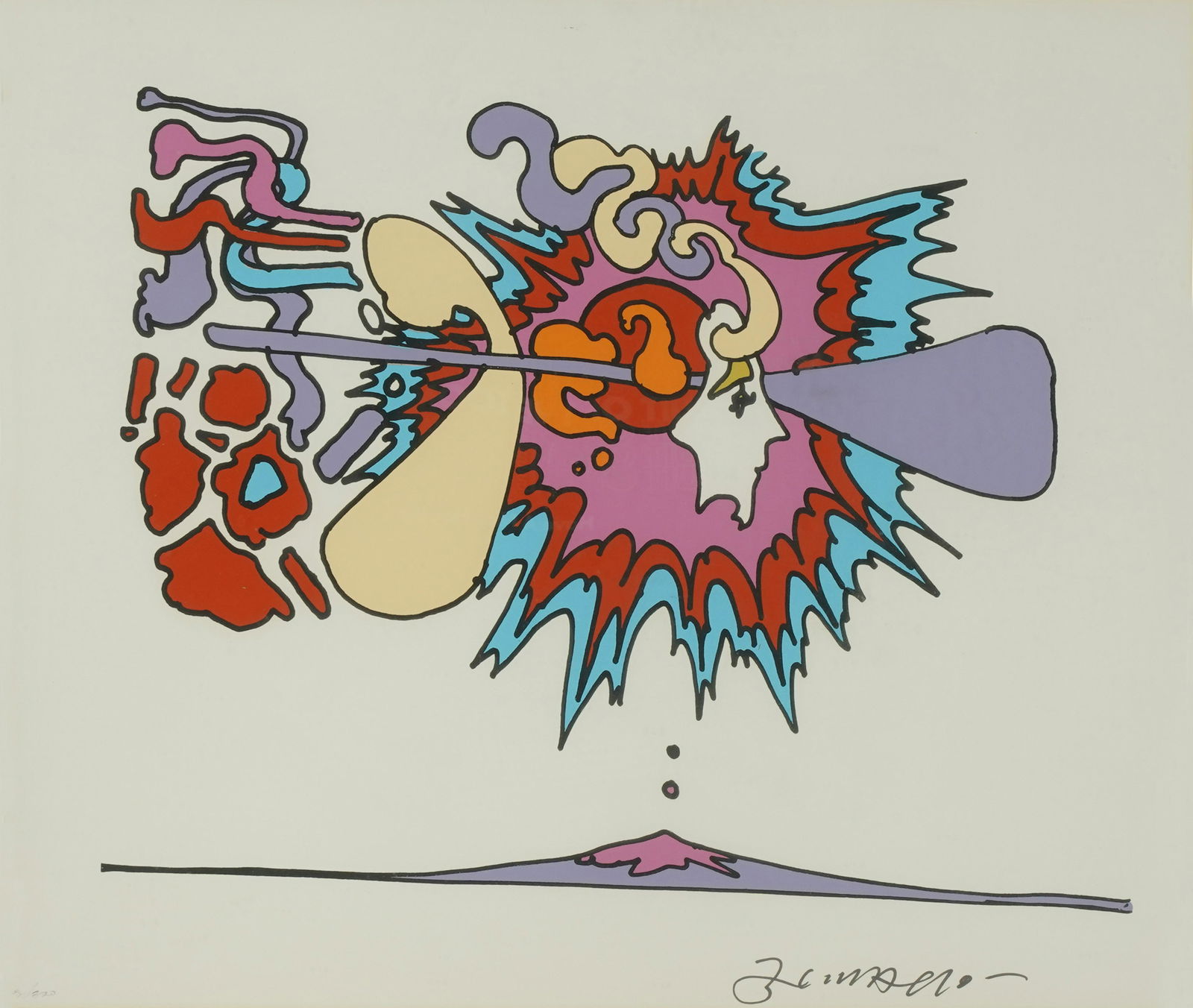 PETER MAX (B. 1937): WINTER SUN SIGN (1 of 10)