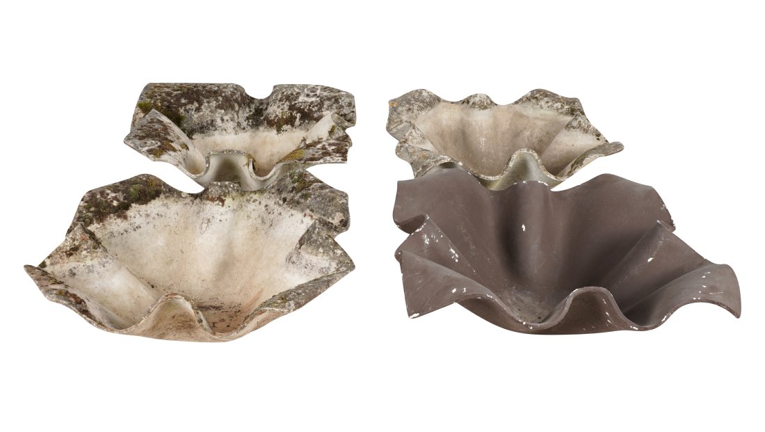 WILLY GUHL (1915 â€“ 2004): FOUR "HANDKERCHIEF" PLANTERS (1 of 13)