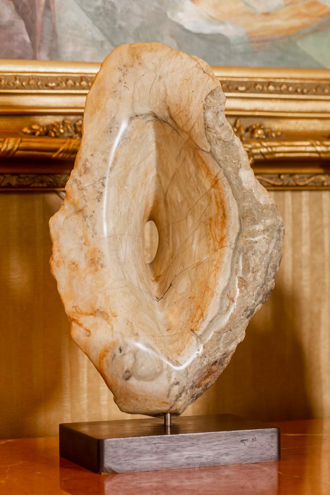 Larry Flynt Carved Stone Abstract Sculpture (1 of 10)