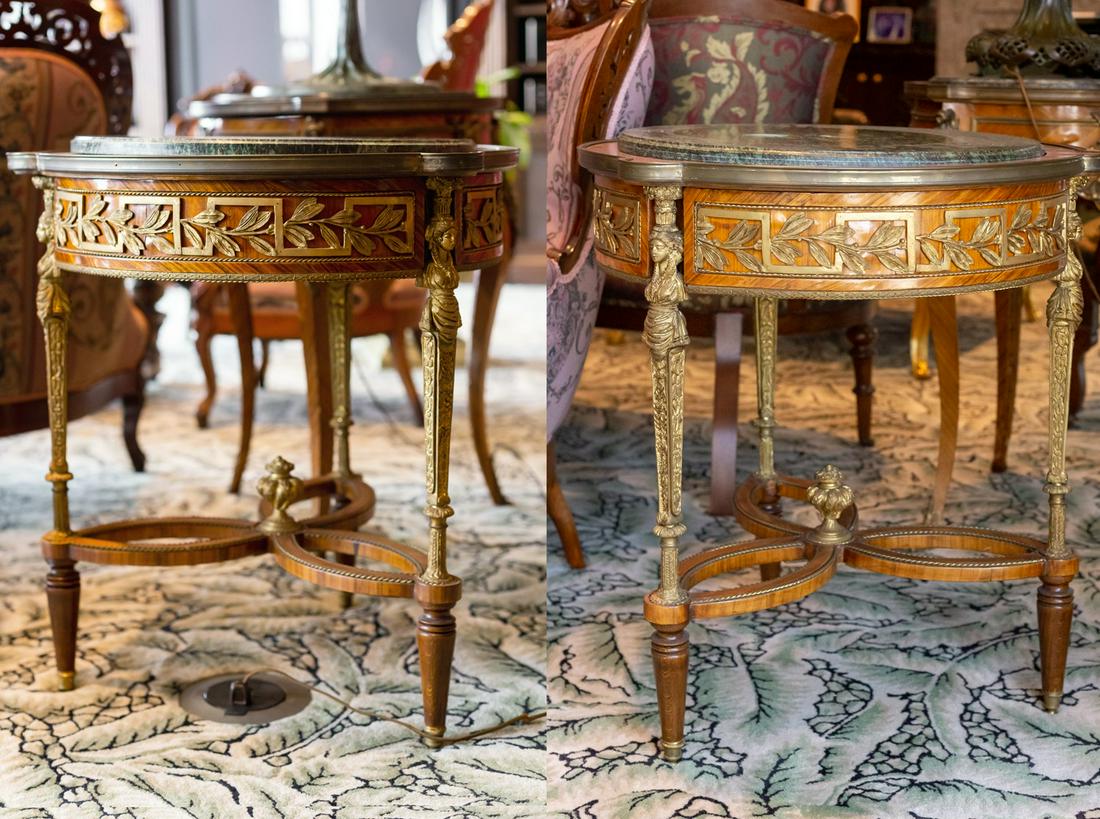 Larry Flynt Pair of French Neoclassic-Style Gueridons (1 of 17)