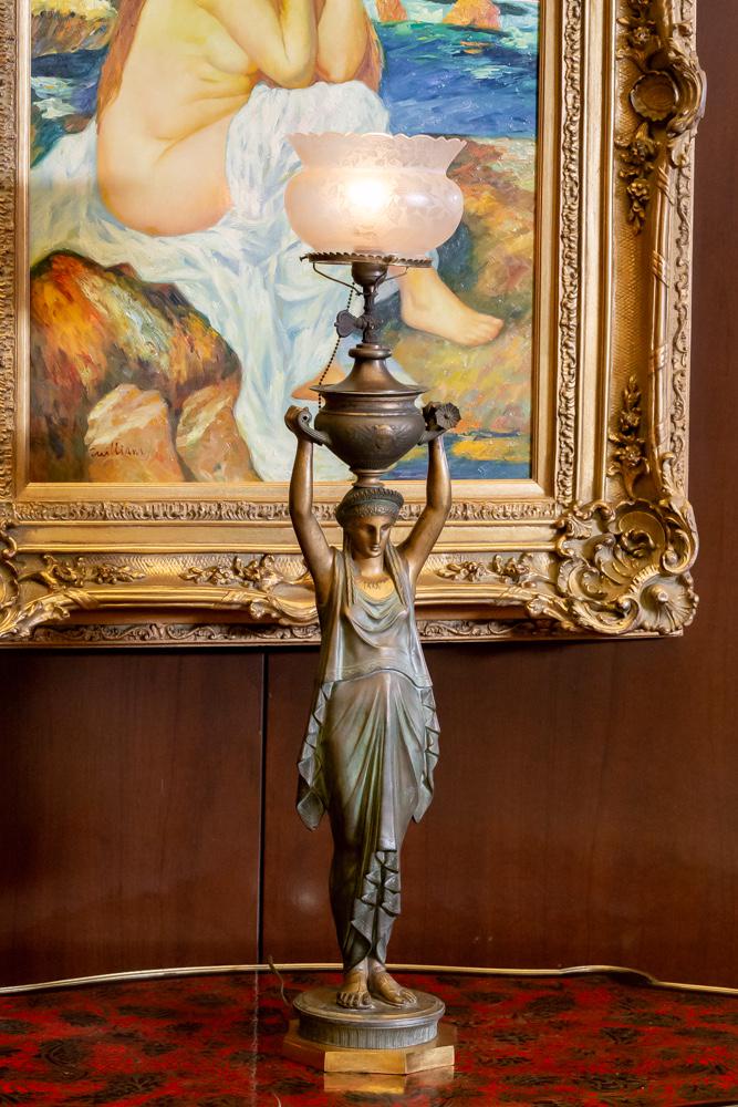 Larry Flynt Victorian Figural Gasolier (1 of 10)