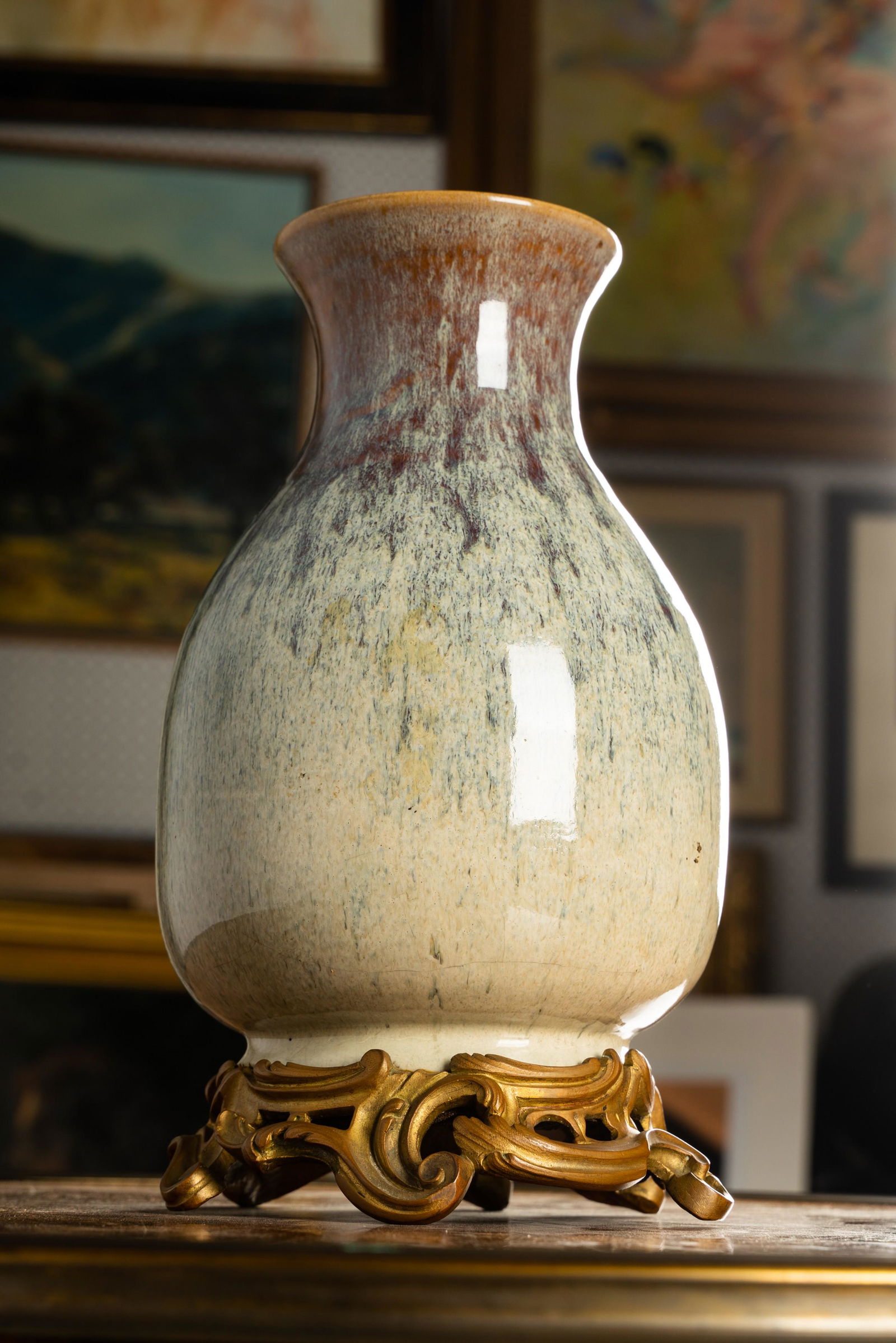 Larry Flynt French Glazed Ceramic Vase (1 of 9)