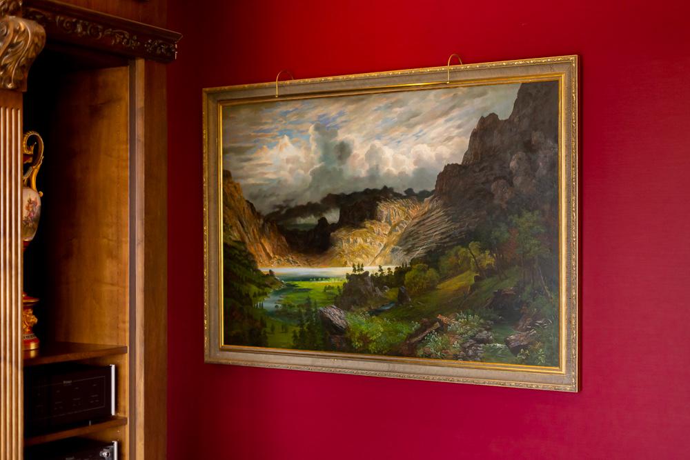 Larry Flynt Large Continental Landscape Painting (1 of 8)