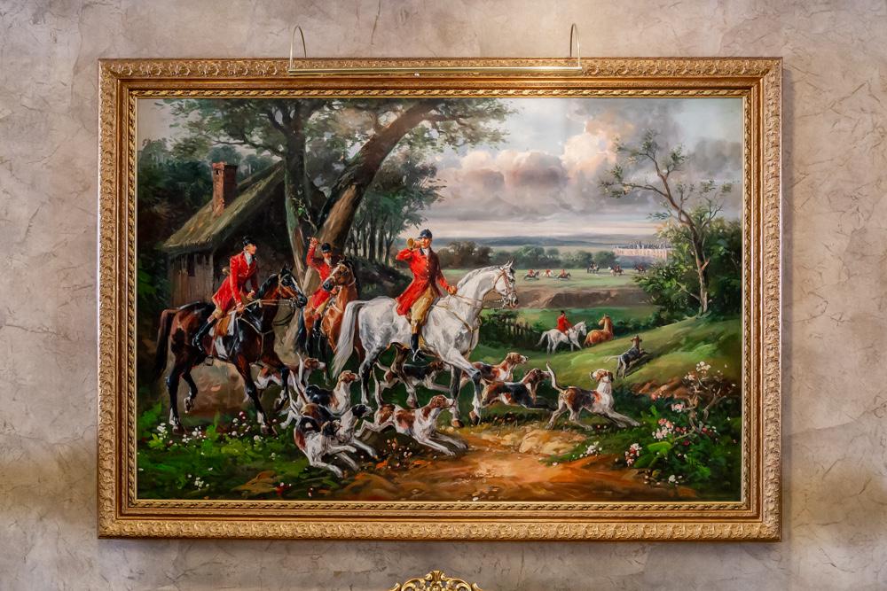 Larry Flynt Hunt Scene Landscape Painting (1 of 12)