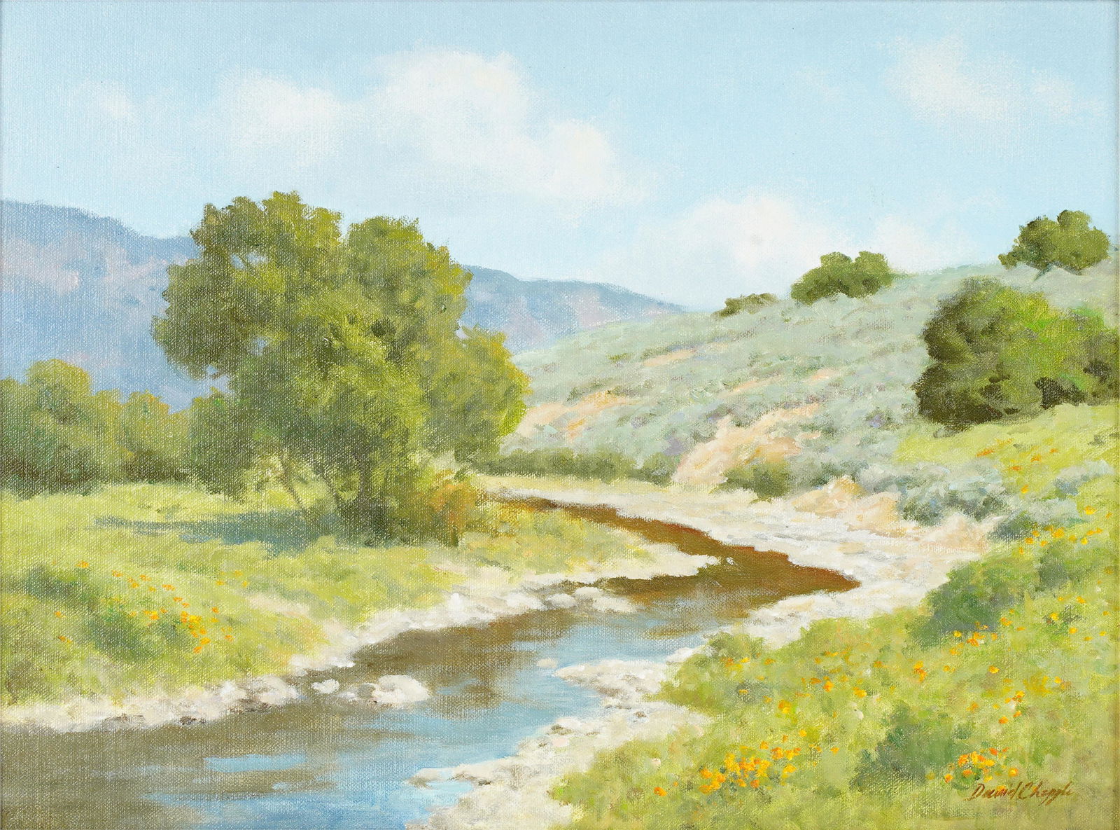 DAVID CHAPPLE (B. 1947): SEASONAL CREEK (1 of 8)