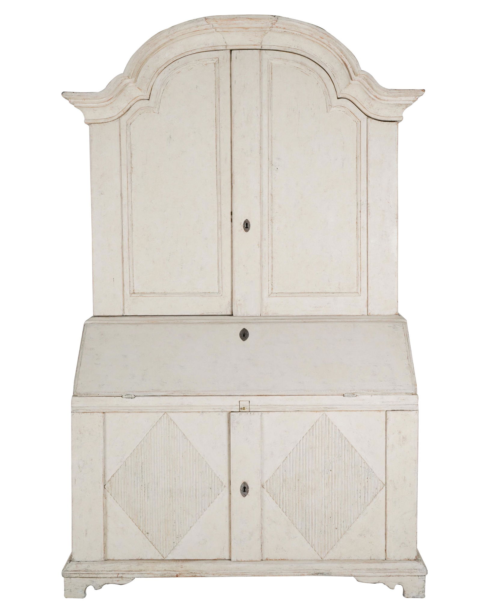 GUSTAVIAN-STYLE PAINTED BUREAU CABINET (1 of 12)