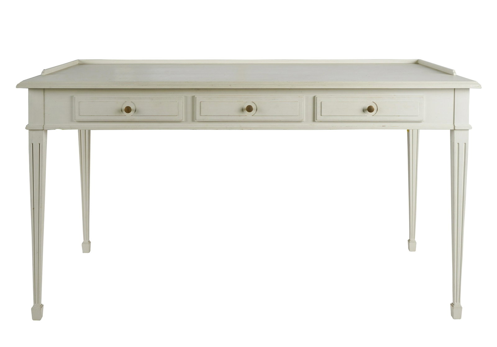 SWEDISH NEOCLASSICAL-STYLE PAINTED WRITING TABLE (1 of 9)