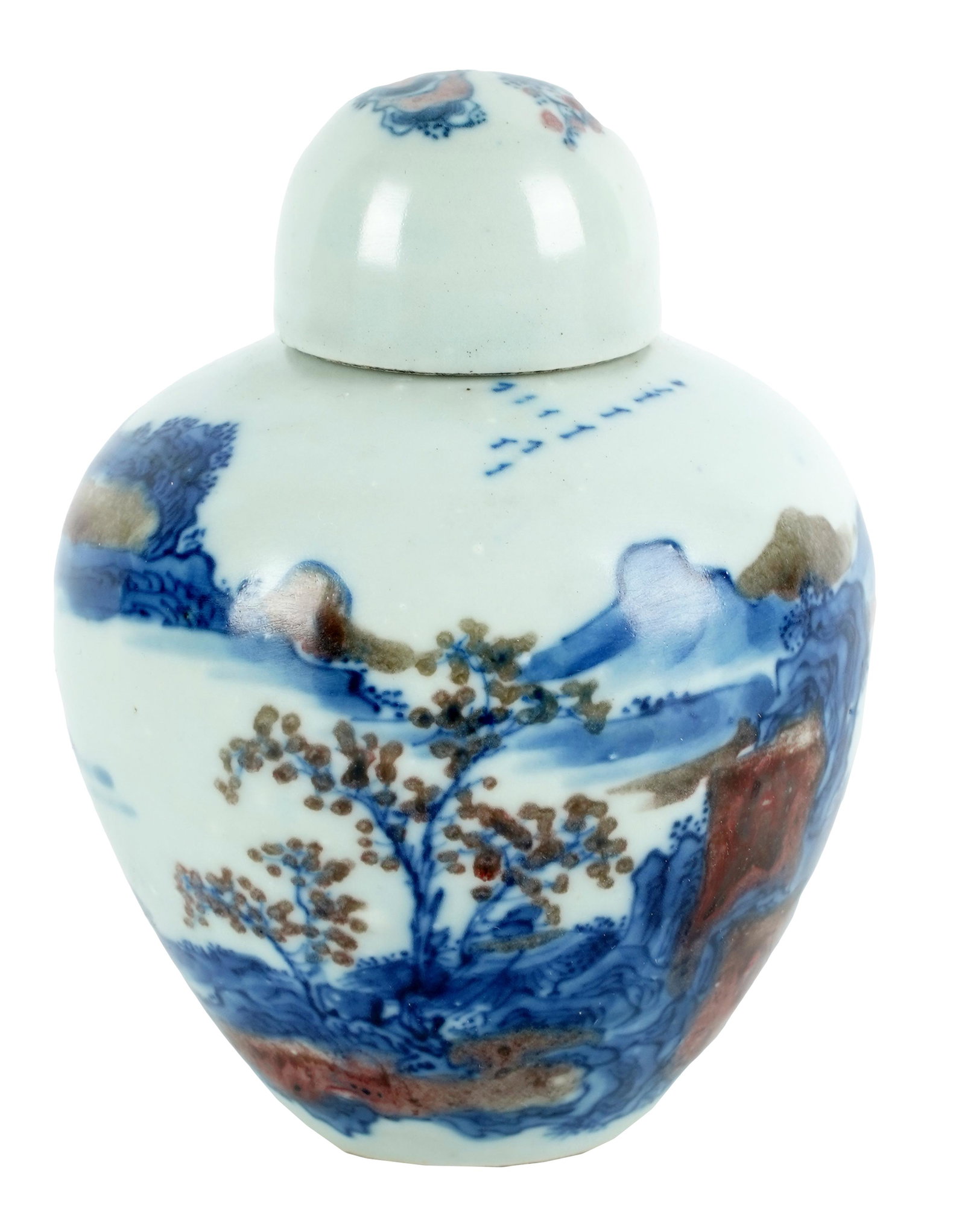 SMALL CHINESE PORCELAIN-COVERED JAR (1 of 7)