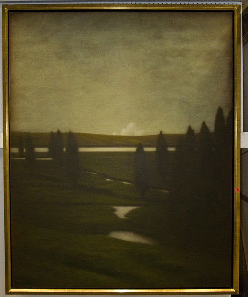 WADE HOEFER: "NEGROSO III": 1995, Oil painting on canvas signed, dated and titled, verso. Provenance: Patricia Faure Gallery, Santa Monica 60 x 48 inches