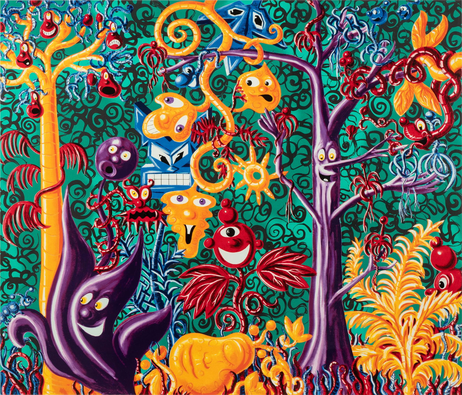 KENNY SCHARF (B. 1958): JUICY JUNGLE (1 of 13)