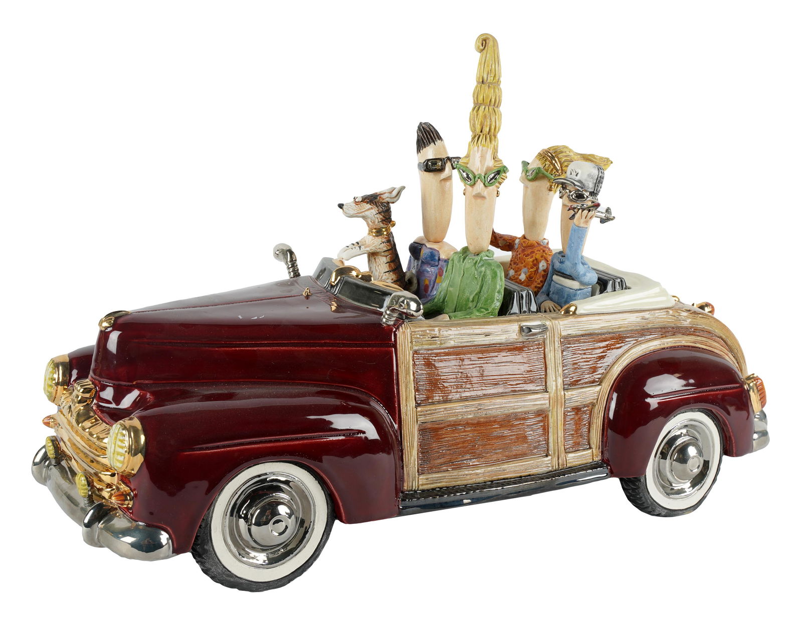 FULL MOON CLAY COMPANY: "FAMILY WAGON" SCULPTURE (1 of 6)