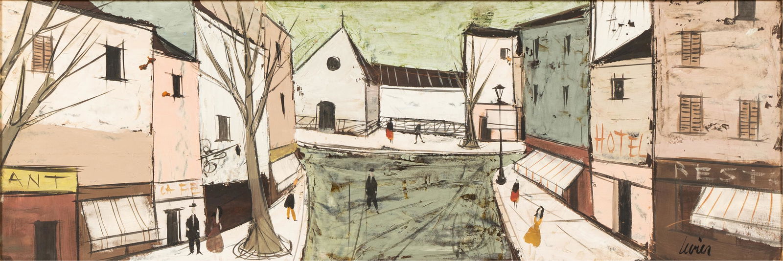 CHARLES LEVIER (1920 - 2003): STREET SCENE (1 of 13)