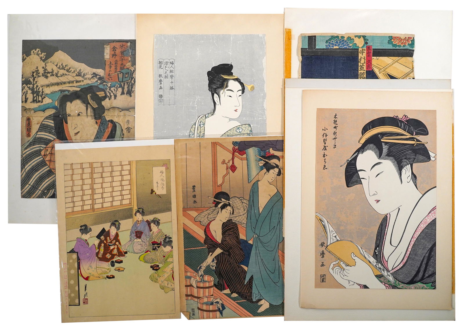 PORTFOLIO OF JAPANESE WOODBLOCK PRINTS (1 of 15)
